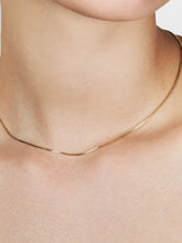 Load image into Gallery viewer, Silver Box Chain Necklace - Jo Gold