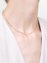 Load image into Gallery viewer, Small Ball Chain Necklace - Ana Rose Gold