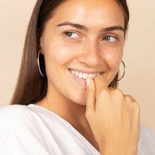 Load image into Gallery viewer, Sterling Silver Hoop Earrings - XL Jess