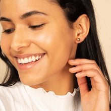 Load image into Gallery viewer, 14K Gold Ball Earrings - Small Sphere Yellow