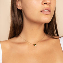 Load image into Gallery viewer, Stone Necklace - Palace Olive Green