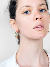 Load image into Gallery viewer, Gold Hoop Earrings - Cuidado
