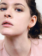 Load image into Gallery viewer, Linear Drop Earrings - Isabella Solo Pink
