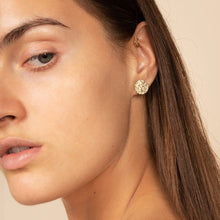 Load image into Gallery viewer, Small Textured Coin Earrings - Litsa
