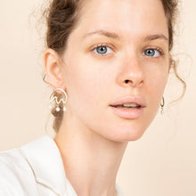 Load image into Gallery viewer, Freshwater pearl drop earrings - Cloud
