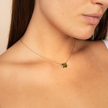 Load image into Gallery viewer, Stone Necklace - Palace Olive Green
