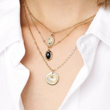 Load image into Gallery viewer, Onyx Layered Necklaces - Ava Set
