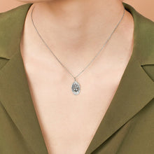 Load image into Gallery viewer, Sterling Silver Heart and Cross Necklace - Ina Silver
